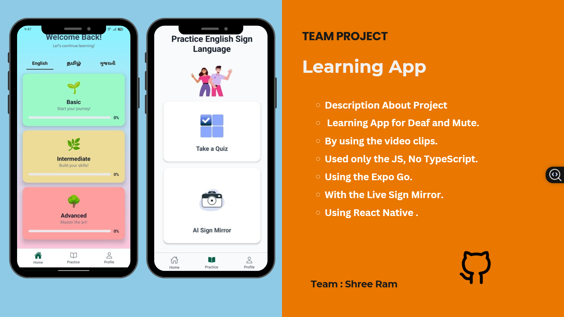 AI Sign Language Learning App